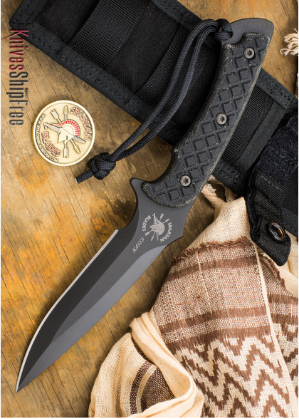 product image for Spartan Blades Ares Black Canvas Micarta Combat Knife