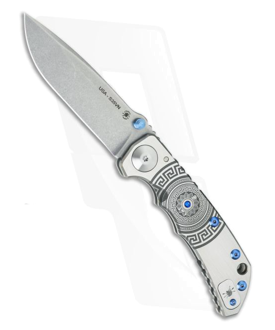 Spartan Harsey Folder Special Edition With Jewel S35VN