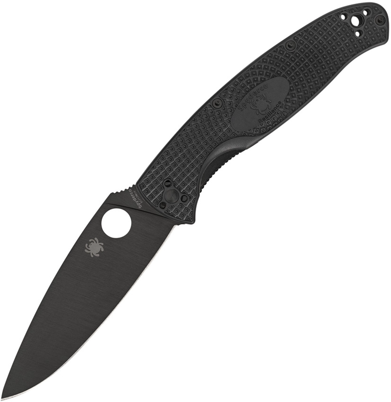 Spyderco Resilience Lightweight Black C142PBBK Folding Knife