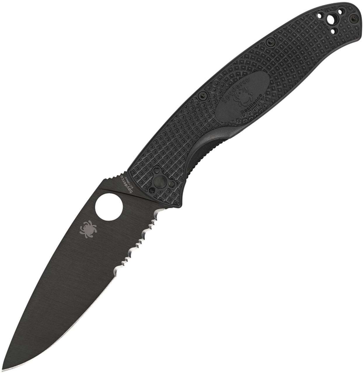 Spyderco Resilience Lightweight Black Folding Knife