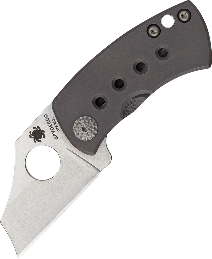 Spyderco McBee Titanium Frame Lock Knife Stonewash C236TIP