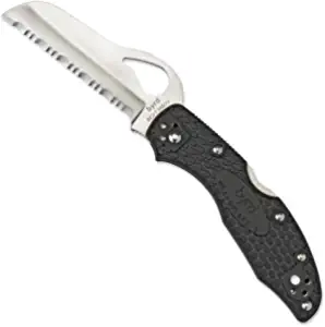 product image for Spyderco Meadowlark 2 BY19SBK2 Black FRN Handle Sheepfoot Blade Knife