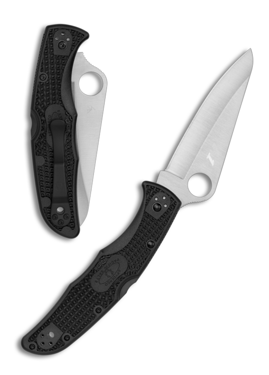 Spyderco Pacific Salt 2 Black FRN Satin C91PBK2 Folding Knife