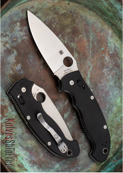 product image for Spyderco Manix 2 XL Black G-10 Handle CPM-S30V Steel Blade Folding Knife