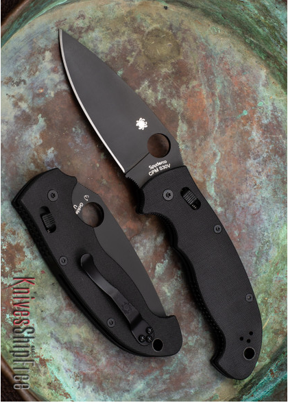 Spyderco Manix 2 XL Black G-10 C95GPBBK 2 Folding Knife product image