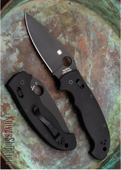 Spyderco Manix 2 XL Black G-10 C95GPBBK 2 Folding Knife