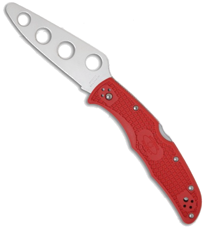 Spyderco Endura 4 Red Trainer Knife