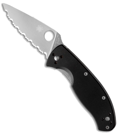 Spyderco Tenacious Black G-10 Handle Folding Knife C122GBBKP product image