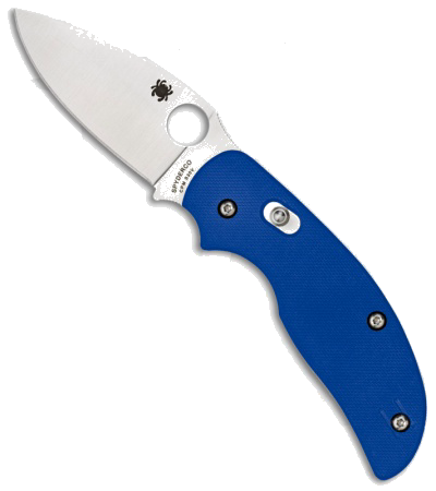 Spyderco Sage 3 Blue G-10 Handle S30V Steel C123GPBL Knife