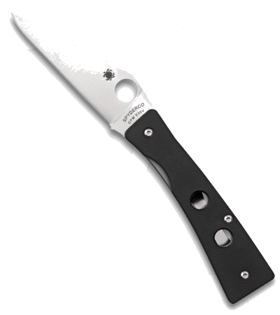 Spyderco Chokwe Black G-10 Framelock Folding Knife C132GP