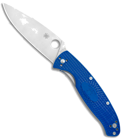 Spyderco Resilience Blue FRN Lightweight Liner Lock Knife C142PBL product image