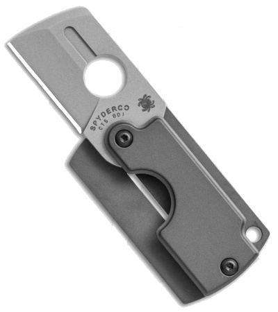 product image for Spyderco Dog Tag Folder Gen 4 C188ALP Stonewash