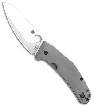 Spyderco Spydie Chef Gray Titanium LC200N C211TIP