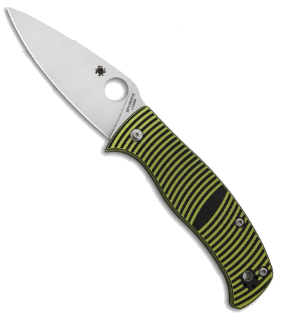 Spyderco Caribbean C217GP Black/Yellow G-10 Compression Lock Knife