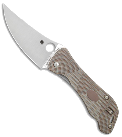 Spyderco Hundred Pacer C225GP Brown/Tan G-10 Satin CTS-XHP product image