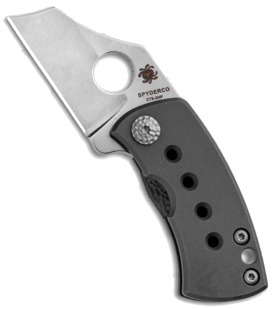 Spyderco McBee Titanium Frame Lock Knife C236TIP Stonewash