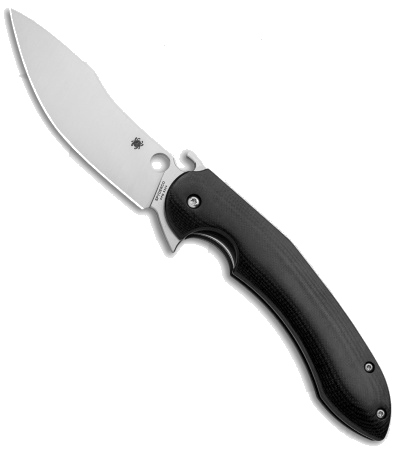 Spyderco Tropen C237GP Black G-10 Compression Lock Knife