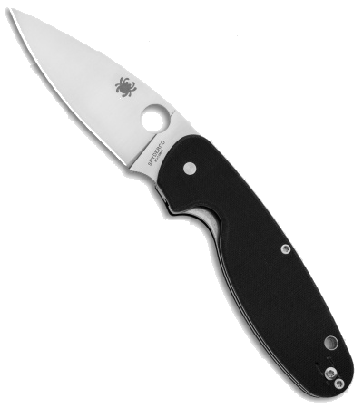 Spyderco Emphasis C245GP Black G-10 Handle 3.6" Satin Blade Liner Lock Knife product image