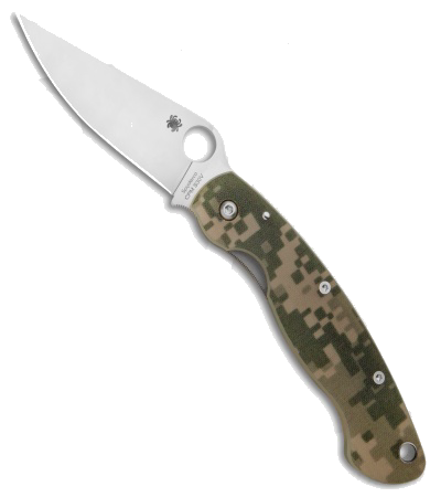 Spyderco Military Model Digital Camo G-10 Handle Satin S30V Blade C36GPCMO product image