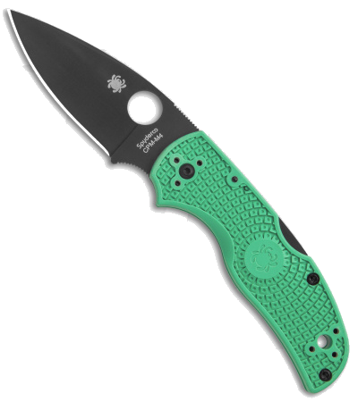 Spyderco Native 5 Lightweight Mint Green FRN Black M4 Steel Blade