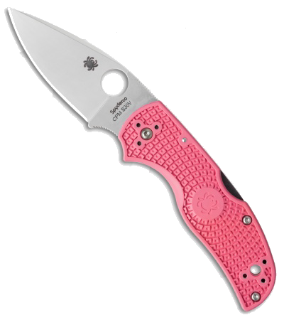 Spyderco Native 5 Lightweight Pink FRN S30V Steel C41PPN5 Knife