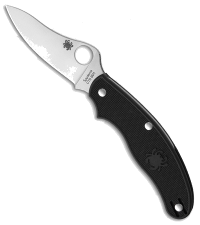 Spyderco UK Penknife Lightweight Black FRN C94PBK3 Folding Knife product image