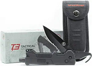 product image for Stat Gear T3 Tactical Auto Rescue Tool Folding Knife