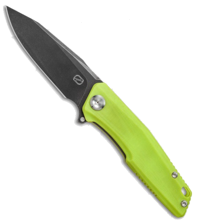 product image for Stedemon Knife Company ZKC C02 Green G-10 3.75" Black Stonewash Blade