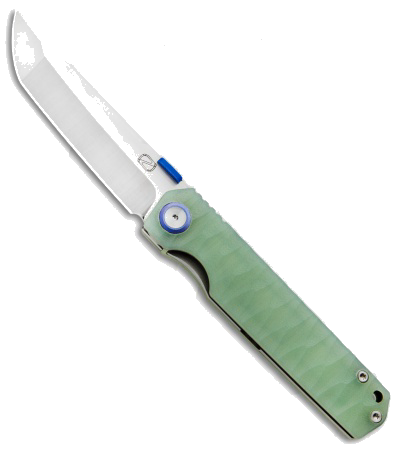 product image for Stedemon Knife Company ZKC-C03 Jade Green G-10 Tanto Liner Lock Knife