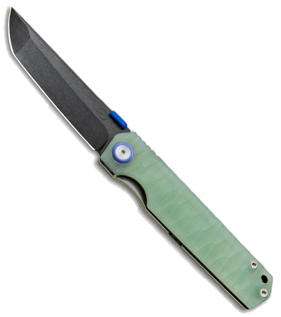 product image for Stedemon Knife Company ZKC-C03 Jade Green G-10 Black Stonewashed Tanto Blade