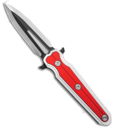 product image for Stedemon DongShan Liner Lock Knife Red G-10 D2 Steel Two-Tone Blade