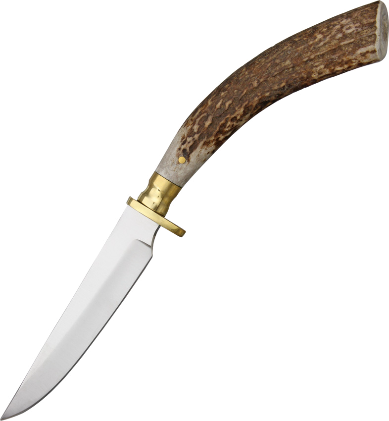 product image for Steel-Stag Stag Hunter 8 1/2" Stainless Blade with Brown Leather Sheath