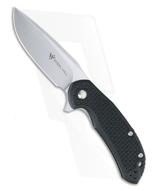 Steel Will Cutjack D 2 Flipper Black FRN Liner Lock C 22 1 BK product image