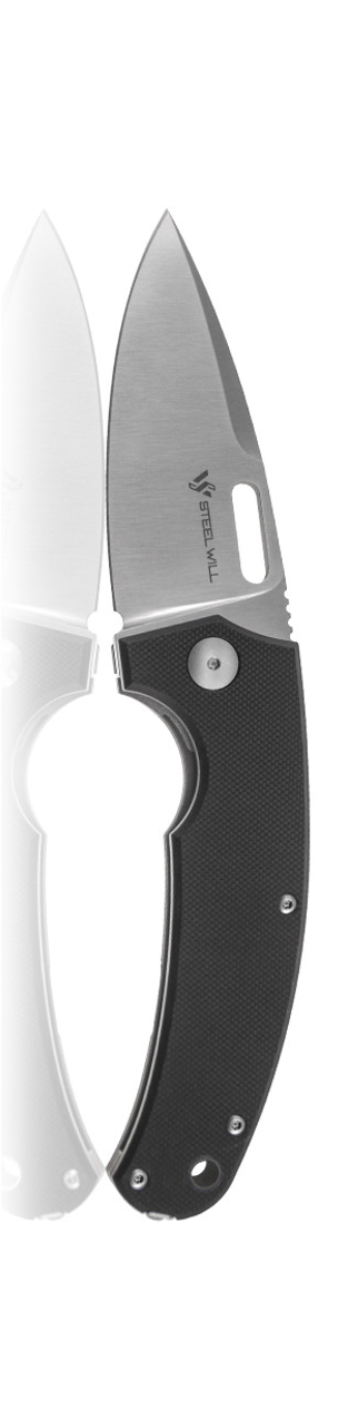 product image for Steel Will Piercer Black G10 Handle Plain D2 Edge F40-61