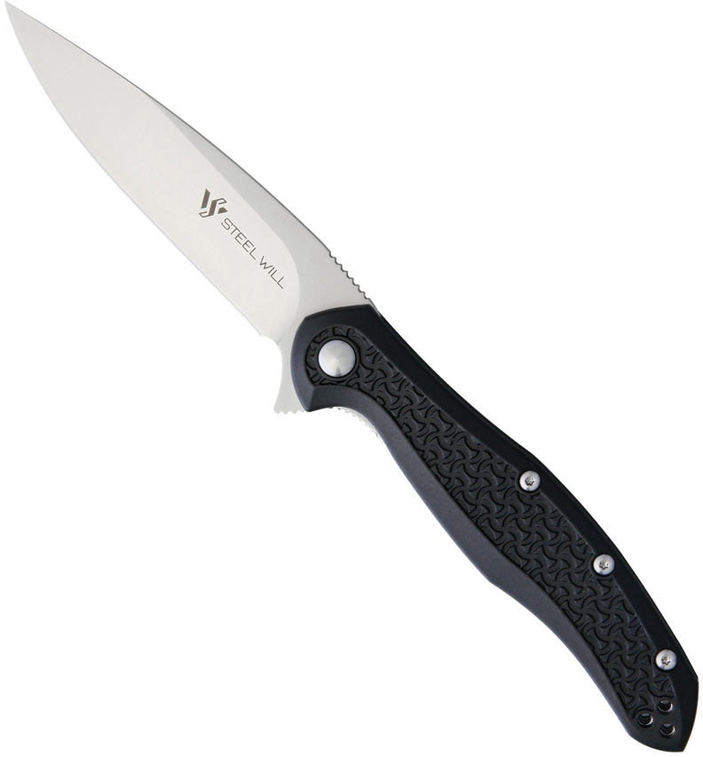 product image for Steel Will Intrigue Mini Linerlock Black F45M-14