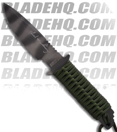 product image for Strider Knives WB MOD 10 Sniper Fixed Blade Knife W OD Cord Wrapped Tiger PLN