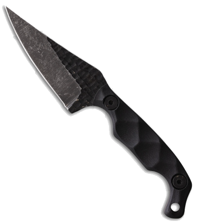 product image for Stroup Knives Mini Mod 1 Black Fixed Blade Knife