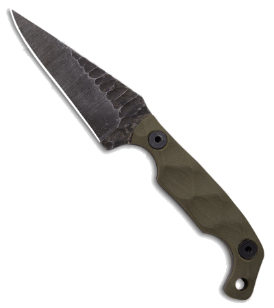 product image for Stroup Knives Mini EDC Fixed Blade OD Green G10 Model 3.1 Black SW