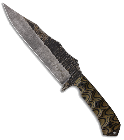 product image for Stroup Mountain Predator OD Green G-10 Fixed Blade Knife