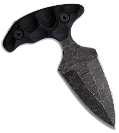 product image for Stroup SD1 Black G-10 Push Dagger Fixed Blade Knife 2.5" Acid Wash Blade