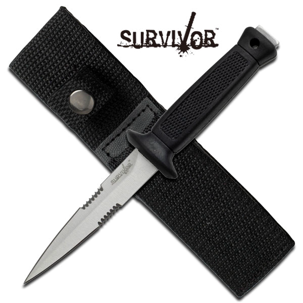 product image for Survivor Silver Stealth Stinger Bodyguard Dagger W Sheath