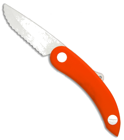 product image for Svord Zero Metal Peasant Orange Serrated Polymer Blade Knife