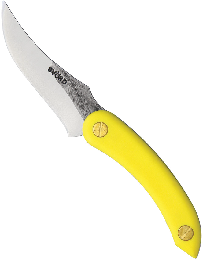 product image for Svord Kiwi Fixed Blade Yellow 3.5" 15N20 Steel