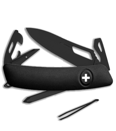 product image for Swiza SH04 Black Single Hand Button Lock Swiss Pocket Knife