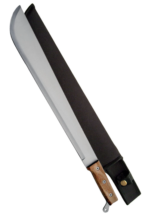 product image for SZCO Outdoor Work Machete Full Tang Chopping with Sheath Wood Handle