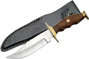 product image for Szco Supplies Best Defense Bowie Knife with Wood Handle and Brass Pommel