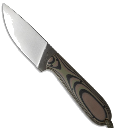 product image for T.M. Hunt Custom Fixed Blade Green Camo G-10 CPM-154