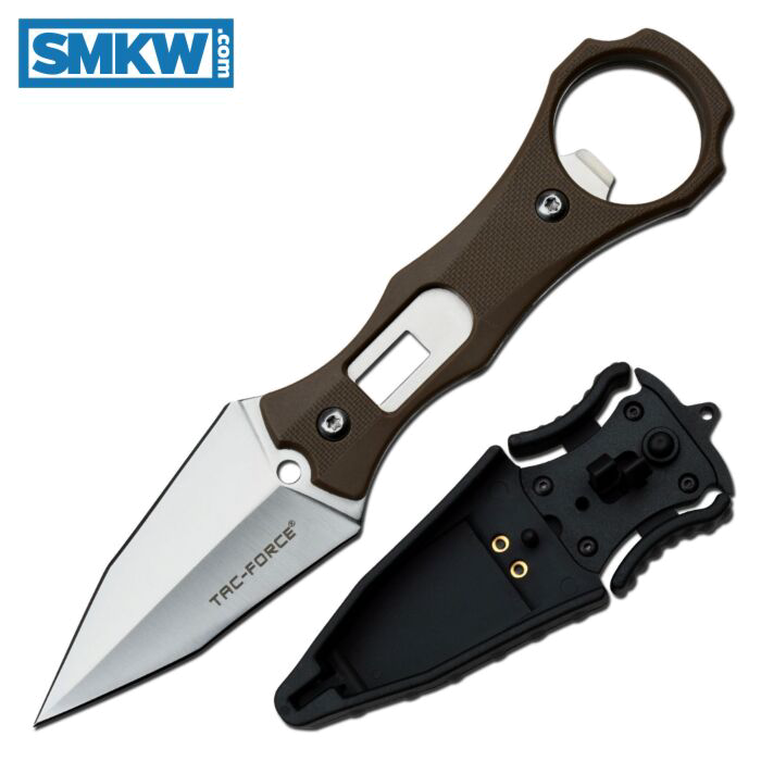 Tac-Force Fixed Blade Boot Knife Brown 3Cr13 product image