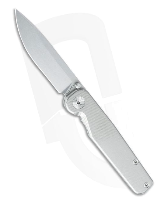 product image for Tactile Knife Co Rockwall Stonewashed Magnacut Titanium Liner Lock Folder