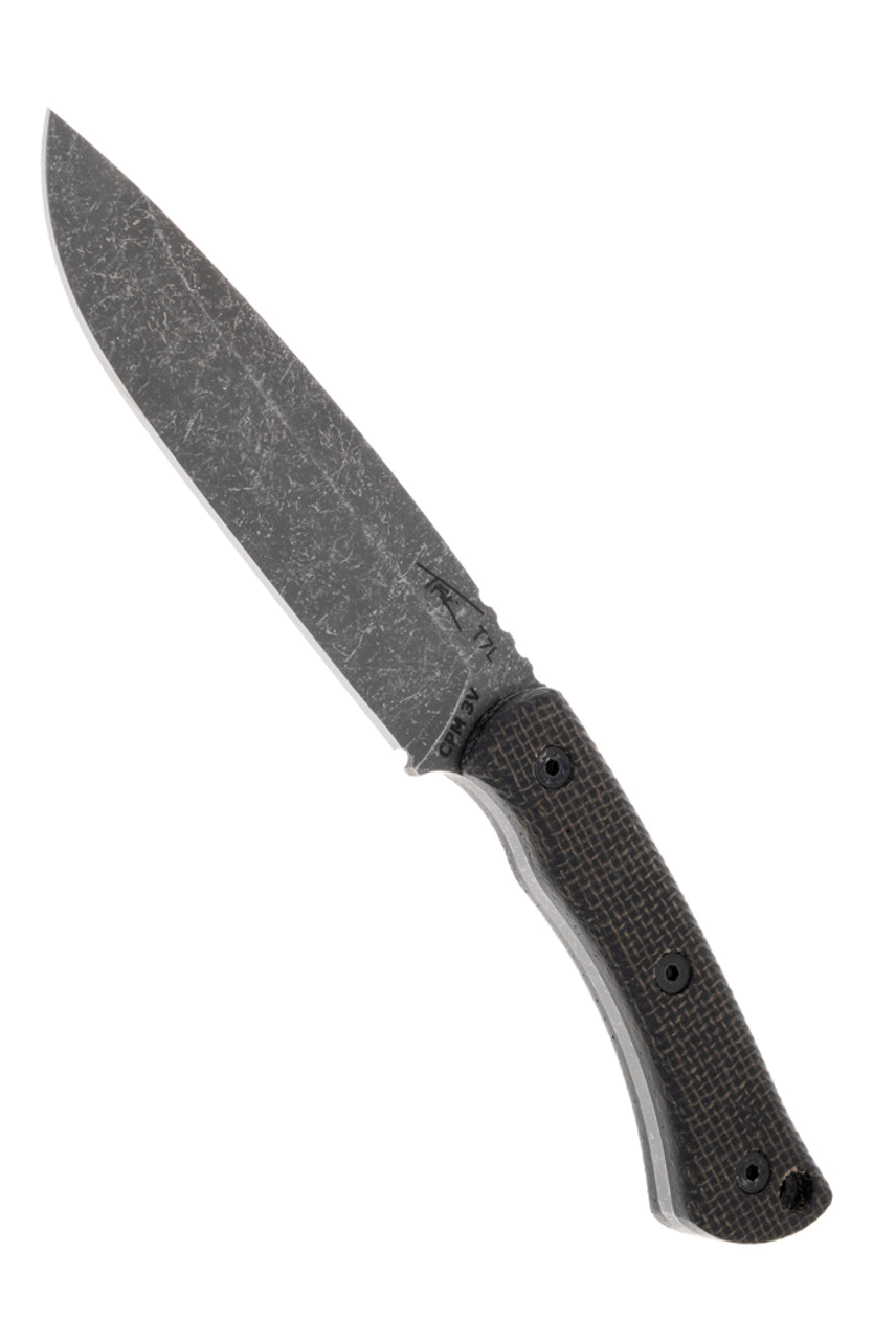 product image for Tanev Family TFK T7 L Acid Washed 3V Black Burlap Micarta